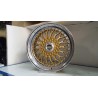 BSX silver taladrada 15"16"17"