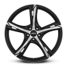 Kit 4 Ronal R62 black/polish 17"18"19"20"