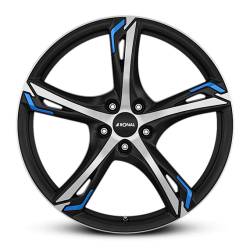 Kit 4 Ronal R62 black/polish 17"18"19"20"