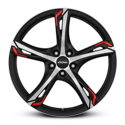 Kit 4 Ronal R62 black/polish 17"18"19"20"