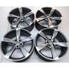 4X CONJUNTO LLANTAS 661 NEGRO 18"19"20" AUDI