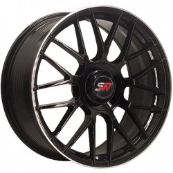 Kit 4x Spac Wheels F083 Negro brillo 18"19"