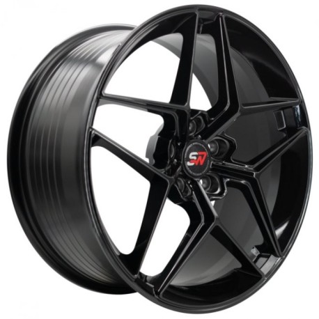 Kit 4x Spac SW53 negro brillo 8.5x19